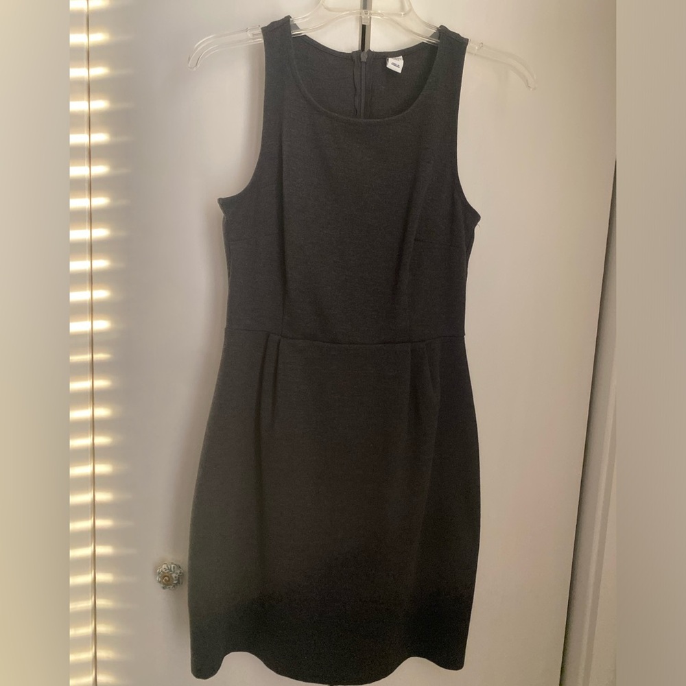 Charcoal fitted dress